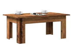 Mesa de centro madera contrachapada madera envejecida
