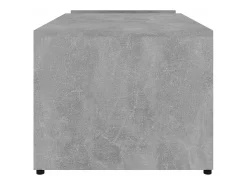 Mesa de centro madera contrachapada gris hormigón 90x45x35 cm