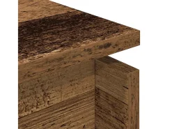 Mesa de centro madera contrachapada madera vieja 68x50x38 cm