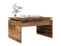 Mesa de centro madera contrachapada madera vieja 68x50x38 cm