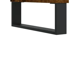 Mesa de centro madera contrachapada roble ahumado 90x50x36,5 cm