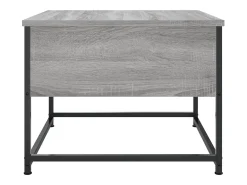 Mesa de centro madera contrachapada gris Sonoma 51x51x40 cm