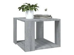 Mesa de centro madera contrachapada gris Sonoma 40x40x30 cm