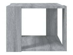 Mesa de centro madera contrachapada gris Sonoma 40x40x30 cm
