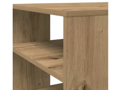 Mesa de centro madera contrachapada roble artisan 100x50x40 cm