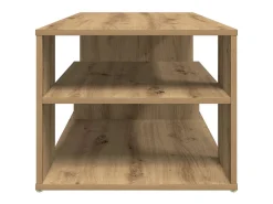 Mesa de centro madera contrachapada roble artisan 100x50x40 cm