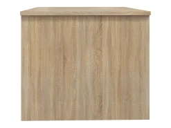 Mesa de centro madera contrachapada roble Sonoma 80x50,5x42,5cm