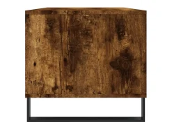 Mesa de centro madera contrachapada roble ahumado 90x49x45 cm