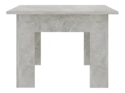 Mesa de centro madera contrachapada gris hormigón 100x60x42 cm