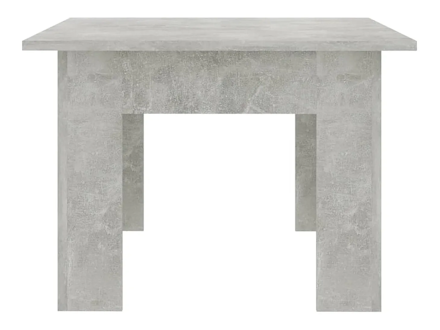 Mesa de centro madera contrachapada gris hormigón 100x60x42 cm
