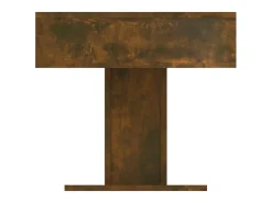 Mesa de centro madera contrachapada roble ahumado 96x50x45 cm