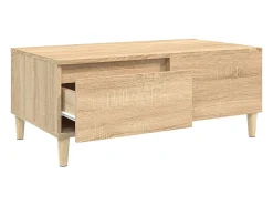 Mesa de centro madera contrachapada roble Sonoma 90x50x36,5 cm