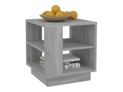Mesa de centro madera contrachapada gris Sonoma 40x40x43 cm