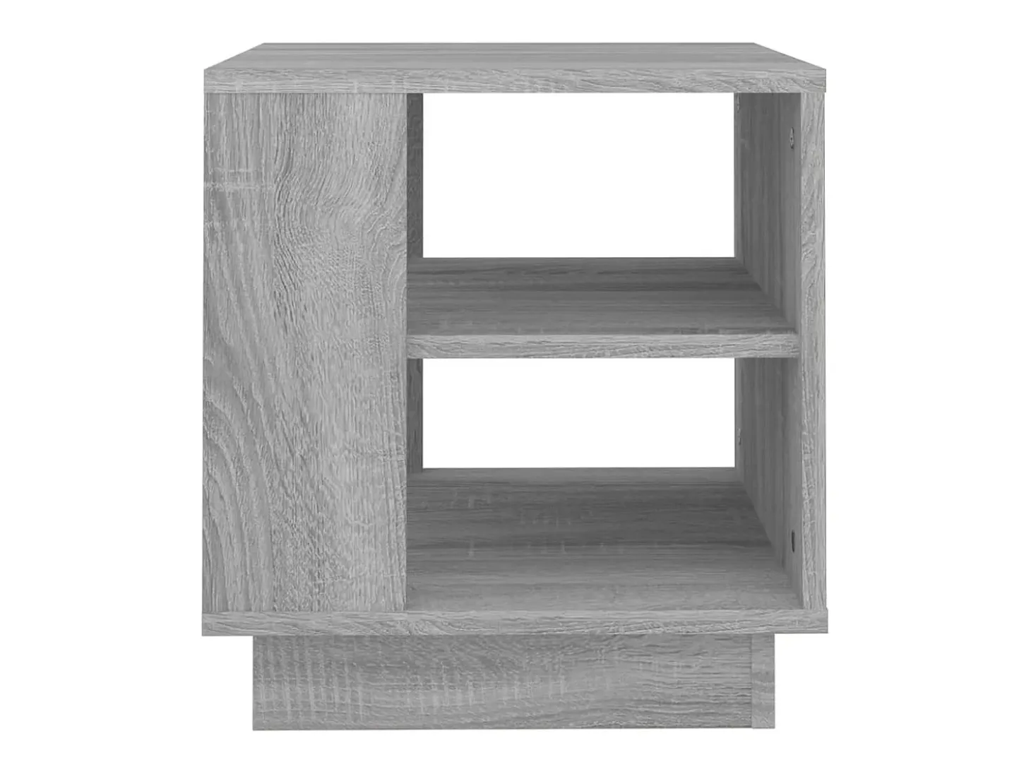 Mesa de centro madera contrachapada gris Sonoma 40x40x43 cm