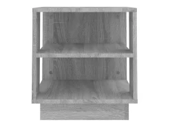 Mesa de centro madera contrachapada gris Sonoma 40x40x43 cm