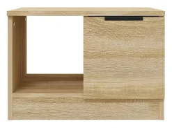 Mesa de centro madera contrachapada roble Sonoma 50x50x36 cm