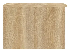 Mesa de centro madera contrachapada roble Sonoma 50x50x36 cm