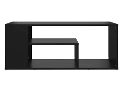 Mesa de centro madera contrachapada gris 100x50x40 cm