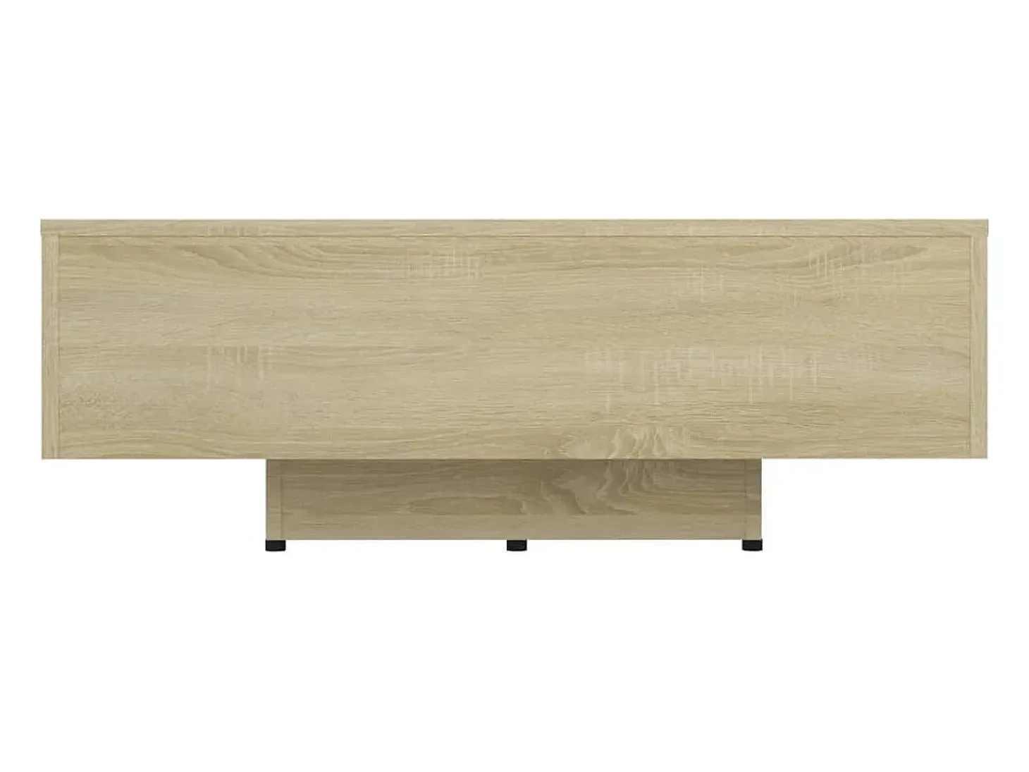 Mesa de centro madera contrachapada color roble 85x55x31 cm