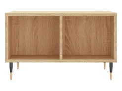 Mesa de centro madera contrachapada roble Sonoma 60x50x36,5 cm