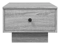 Mesa de centro madera contrachapada gris Sonoma 60x45x31 cm