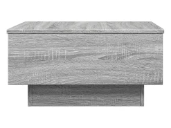 Mesa de centro madera contrachapada gris Sonoma 60x45x31 cm