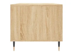 Mesa de centro madera contrachapada roble Sonoma 90x49x45 cm