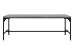 Mesa de centro madera contrachapada gris Sonoma 80x50x35 cm