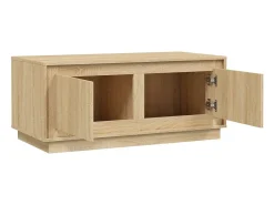 Mesa de centro madera contrachapada roble Sonoma 102x50x44 cm
