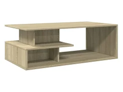 Mesa de centro madera de ingeniería roble Sonoma 102x55x35 cm