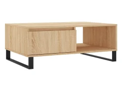 Mesa de centro madera de ingeniería roble Sonoma 90x60x35 cm
