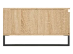 Mesa de centro madera de ingeniería roble Sonoma 90x60x35 cm