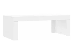 Mesa de centro madera de ingeniería blanco 102x50x36 cm