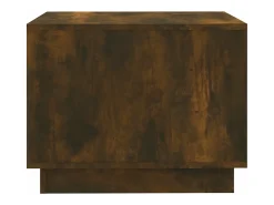 Mesa de centro madera de ingeniería roble ahumado 55x55x43 cm