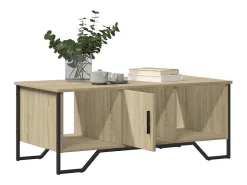 Mesa de centro madera de ingeniería roble Sonoma 100x51x40 cm