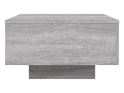 Mesa de centro madera de ingeniería gris Sonoma 55x55x31 cm