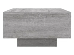 Mesa de centro madera de ingeniería gris Sonoma 55x55x31 cm