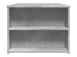 Mesa de centro madera de ingeniería gris hormigón 102x55x42 cm