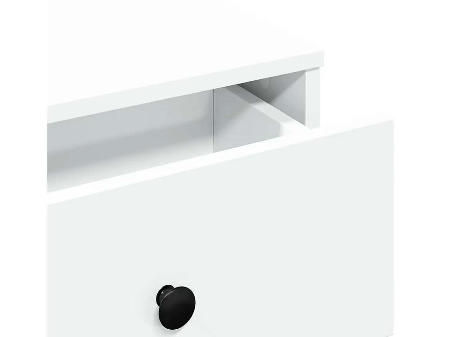 Mesa de centro madera de ingeniería blanco 60x45x31 cm