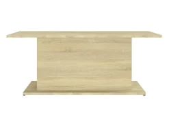 Mesa de centro madera de ingeniería roble Sonoma 102x55,5x40 cm