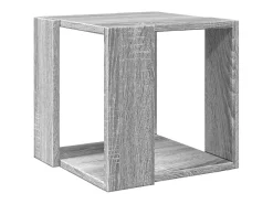 Mesa de centro madera de ingeniería gris Sonoma 32x32x30 cm