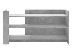 Mesa de centro madera de ingeniería gris hormigón 100x50x50 cm
