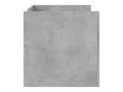 Mesa de centro madera de ingeniería gris hormigón 100x50x50 cm