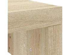 Mesa de centro madera de ingeniería roble Sonoma 102x50x36 cm