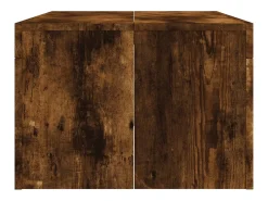 Mesa de centro madera de ingeniería roble ahumado 102x50x36 cm