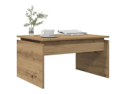 Mesa de centro madera de ingeniería roble artisan 68x50x38 cm