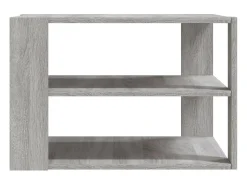 Mesa de centro madera de ingeniería gris Sonoma 59,5x59,5x40 cm