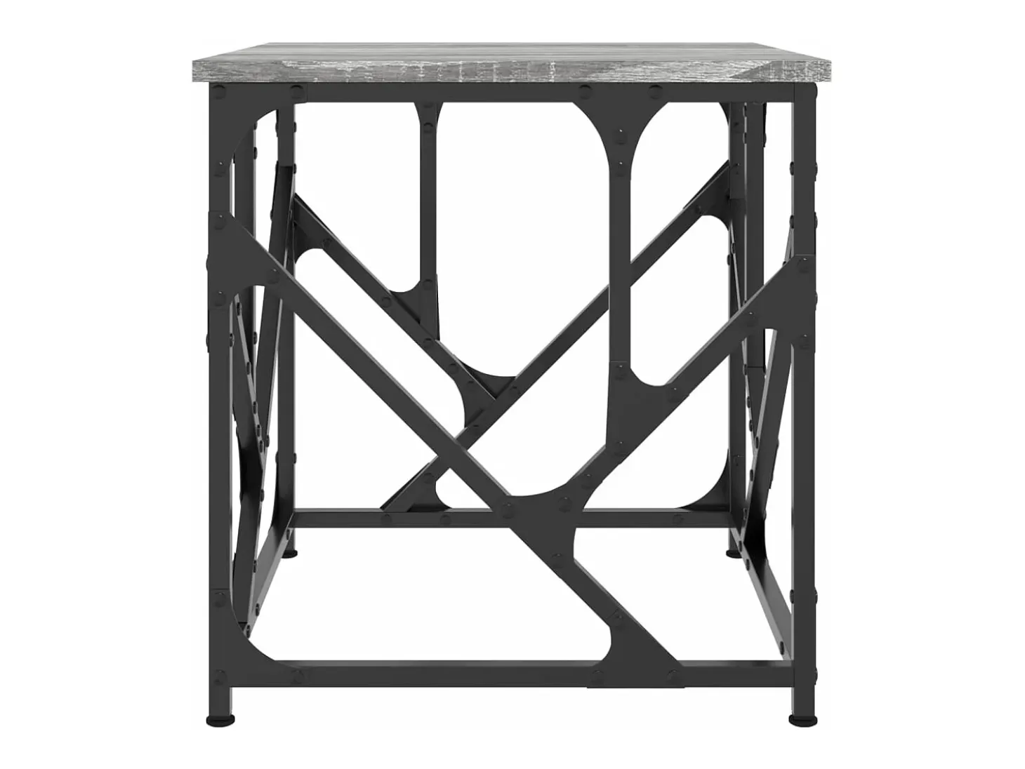 Mesa de centro madera de ingeniería gris Sonoma 45x45x47,5 cm