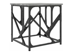 Mesa de centro madera de ingeniería gris Sonoma 45x45x47,5 cm