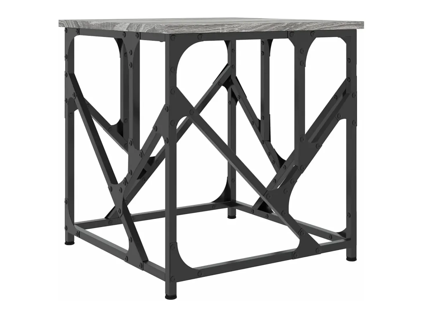 Mesa de centro madera de ingeniería gris Sonoma 45x45x47,5 cm